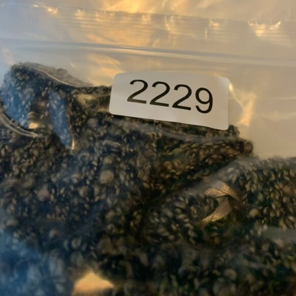 Jones New York Womens L Cardigan Sweater Brown Wool Blend Shrug Collared - Picture 16 of 16